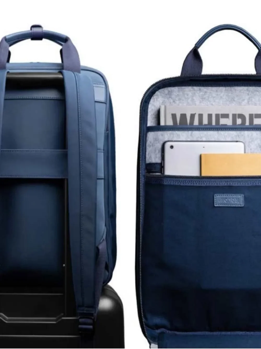 Monos metro backpack in Oxford blue ~ Excellent